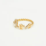 ANILLO LOVE ENTORCHADO