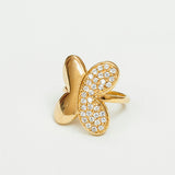 ANILLO MARIPOSA XL MITAD FULL BRILLANTES