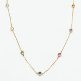 CHOKER RAINBOW GOLD