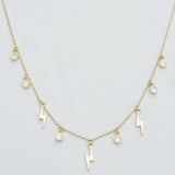 COLLAR CHARM RAYO GOLD