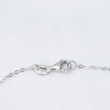 COLLAR CHARM VIRGEN SILVER