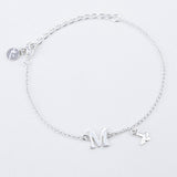 PULSERA LETTER MARIPOSA