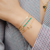 PULSERA LETTER MARIPOSA