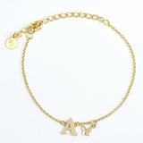 PULSERA LETTER MARIPOSA