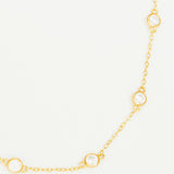 COLLAR RAINBOW BLANCO GOLD