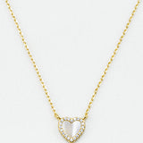 COLLAR CORAZÓN NACAR GOLD