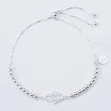 PULSERA MANO HAMSA BEST FRIEND SILVER