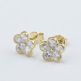 ARETE FLOR CRISTAL GOLD