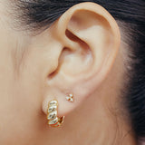 PIERCING ESTRELLITAS 4MM GOLD
