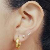 PIERCING LANZA 3MM GOLD