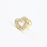 PIERCING CORAZON CALADO 5MM GOLD