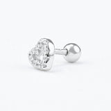 PIERCING CORAZON CALADO 5MM SILVER