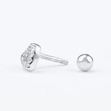 PIERCING CORAZON CALADO 5MM SILVER