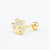 PIERCING HUELLITA 7MM GOLD MEDIUM