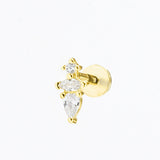 PIERCING LANZA 3MM GOLD