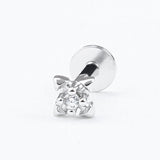 PIERCING PUNTO DE LUZ 4MM SILVER