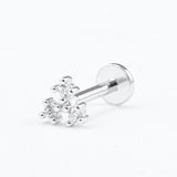 PIERCING ESTRELLITAS 4MM SILVER
