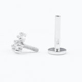 PIERCING ESTRELLITAS 4MM SILVER