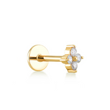 PIERCING FLORECITA ORO 18K