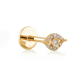 PIERCING OJO TURCO ORO 18K