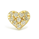 PIERCING CORAZÓN STAR ORO 18K
