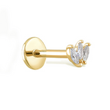 PIERCING ABANICO ORO 18K