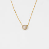 COLLAR CORAZÓN GLOBO FULL SHINE GOLD