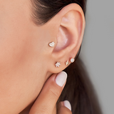 PIERCING CORAZÓN STAR ORO 18K