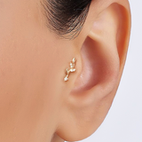 PIERCING HOJITAS ORO 18K