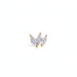 PIERCING ABANICO ORO 18K