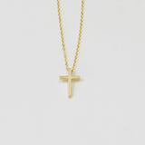 COLLAR CRUZ SHINE GOLD