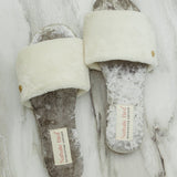 PANTUFLAS STRAP PERLA