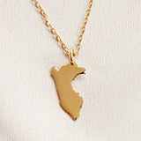 COLLAR I LOVE MAP - Nathalie Bird