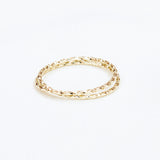 ANILLO CRUZADO PLAIN GOLD