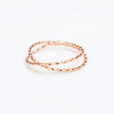 ANILLO CRUZADO PLAIN ROS