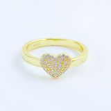 ANILLO CORAZON FULL SHINE GOLD