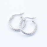 ARGOLLA DIAMANTADA SILVER