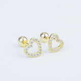 ARETE REVERSIBLE CORAZON CALADO