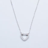 COLLAR CORAZON CALADO