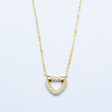 COLLAR CORAZON CALADO