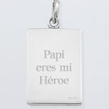 DIJE RETRATO MILITAR SILVER