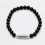 PULSERA PIEDRAS ONIX PILL SILVER
