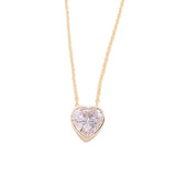 COLLAR CORAZON BLANCO GOLD