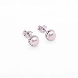 ARETE STUD PERLA SILVER