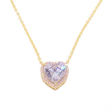 COLLAR STUD CORAZON GOLD