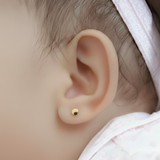 ARETE ABRIDOR LENTEJITA ORO 18K