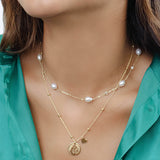 COLLAR PEARL SHINE GOLD XS