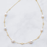 COLLAR PEARL SHINE GOLD XS