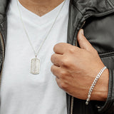 COLLAR PLACA PLUMA