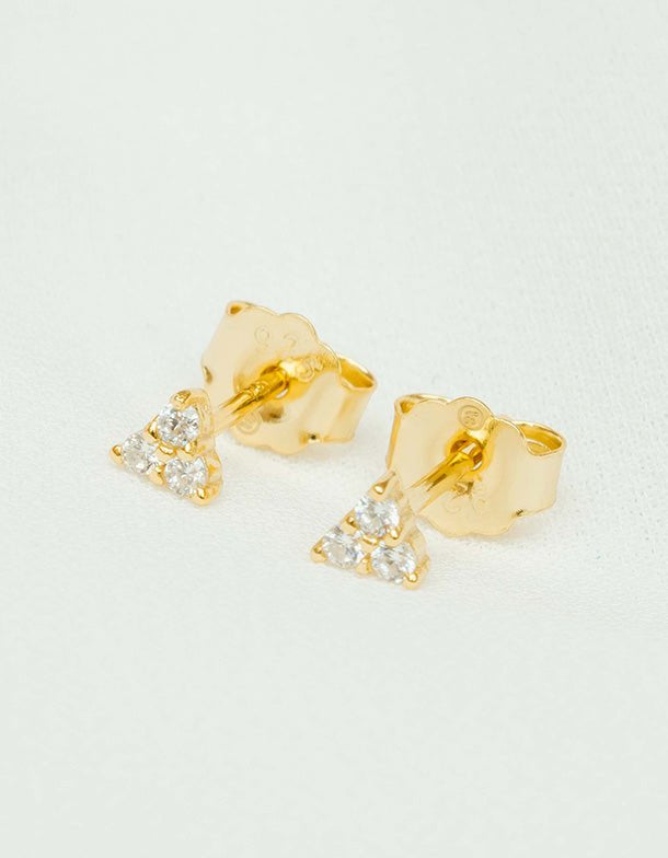 ARETE MINI TRIANGULO GOLD - Nathalie Bird